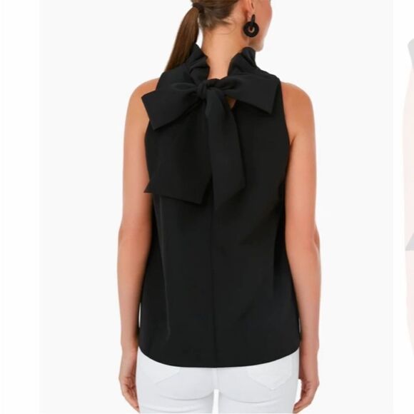 Pomander Place Mason Ruffle Tie Neck Blouse - Picture 3 of 5